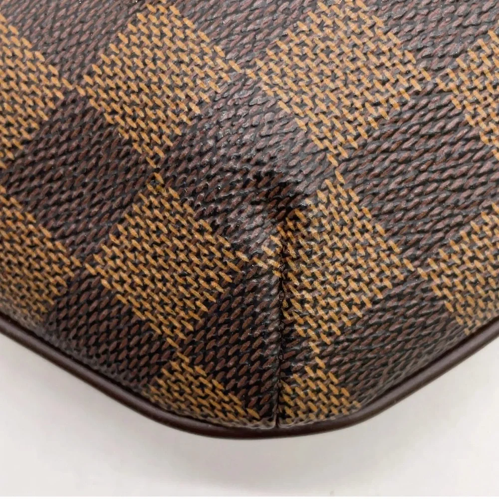 Authentic Louis Vuitton Damier Ebene Manosque GM Pouch W/Box mini bag - Picture 8 of 17